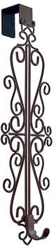Christmas Vertical Wreath Hanger - Burnished Bronze - Grandin Road
