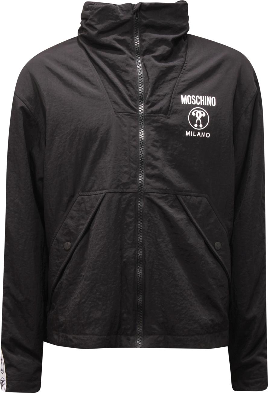 3452AQ giubbotto uomo MOSCHINO COUTURE Mann leicht wattierte Jacke schwarz