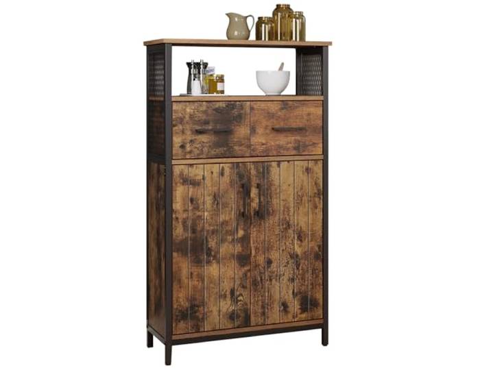 VASAGLE Badkamermeubel, dressoir, opbergkast, stalen frame