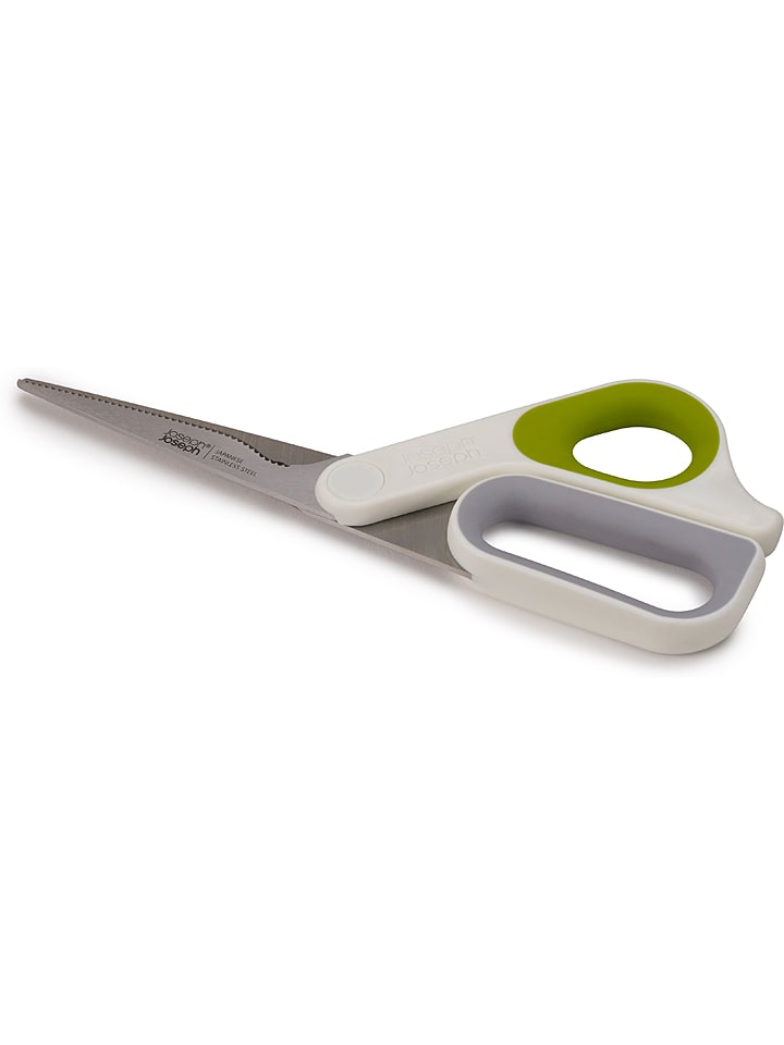JosephJoseph Küchenschere "PowerGrip" in Weiß/ Grün - onesize