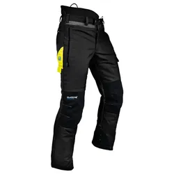 Forst- und Schnittschutzhose "VENTILATION" Klasse 1 schwarz - S - lang - schwarz
