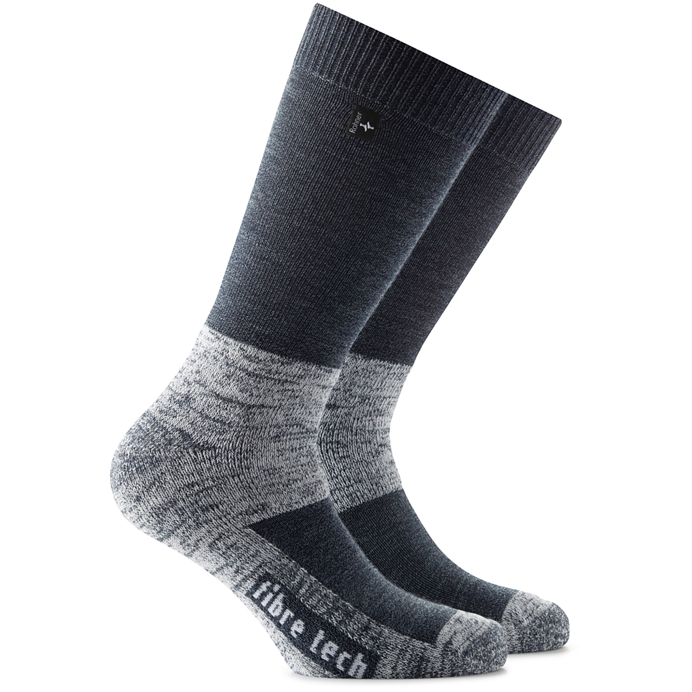 Rohner Fibre Tech Wandersocken blau Größe 39 Camping Widerstandsfähig Merinowolle | schoeller