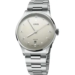Oris Artelier Date 01 733 7810 4051-07 8 20 - weiß,silber - 38mm