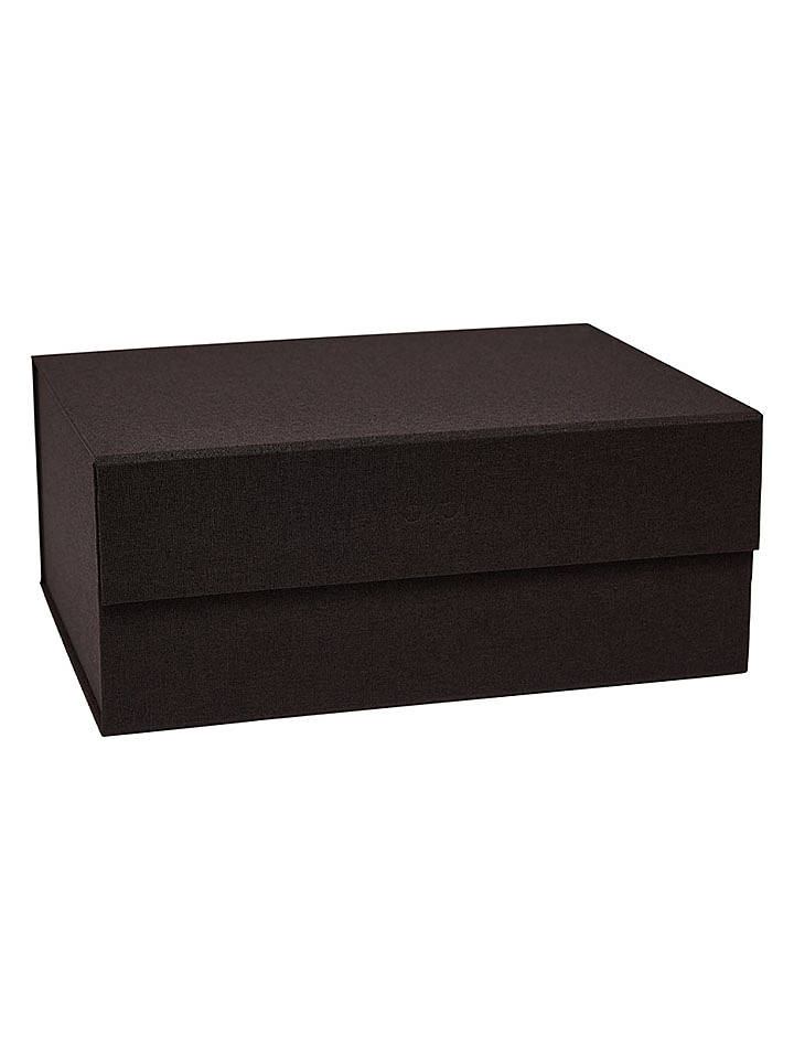 OYOY living design Aufbewahrungsbox "Hako" in Schwarz - (B)25 x (H)15 cm - onesize
