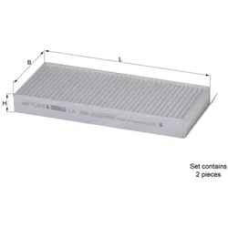 Filter Innenraumluft MAHLE LA 356/S für Kia Clarus Rio I