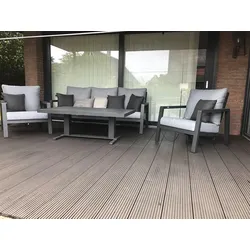 KAHRS WPC Terrassendielen, 20x200 mm, Massiv XL, Anthrazit, Grob/Strukturiert