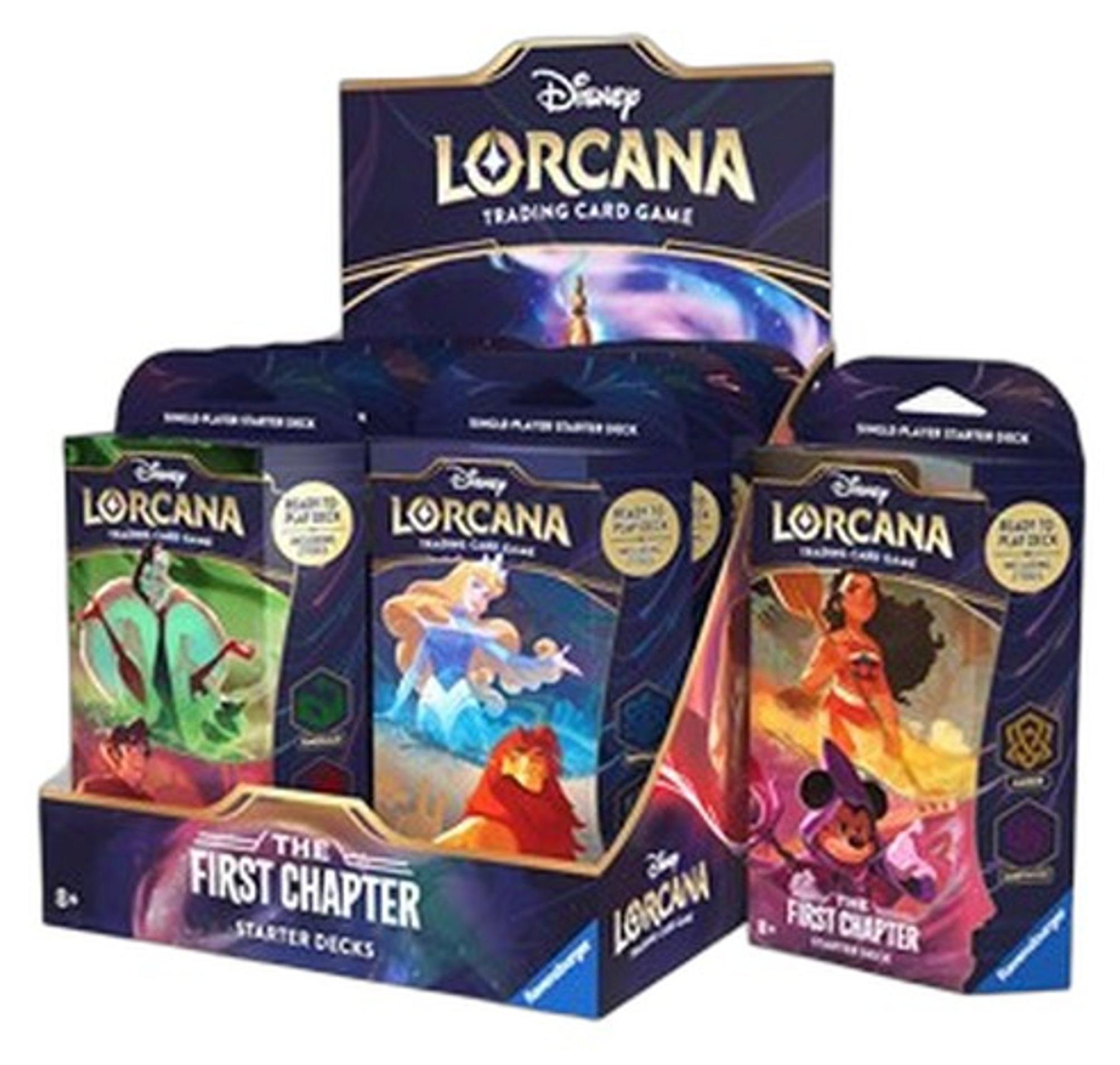 Lorcana The First Chapter: Starter Deck Display