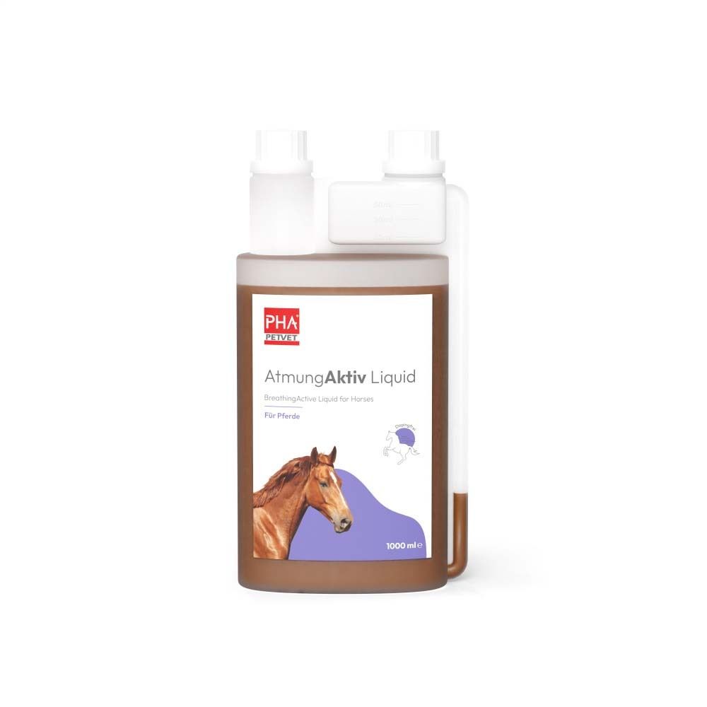 PHA AtmungAktiv Liquid f.Pferde 1000 ml Sirup