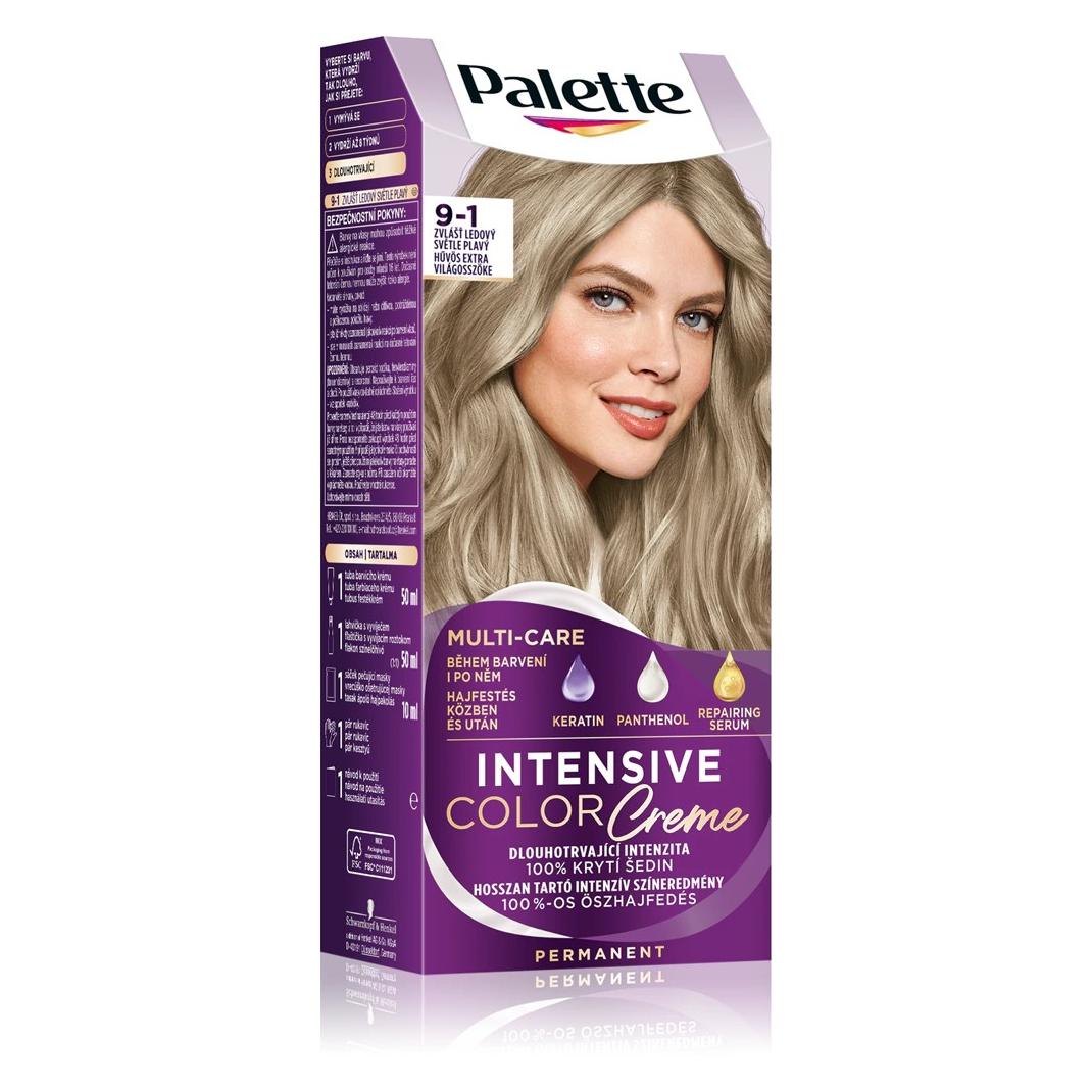 Palette Intensive Color Creme Coloring Hair Cream 9-1 Ultra Light Coolond (9-1 Ultra Light Coolond) (35818662)