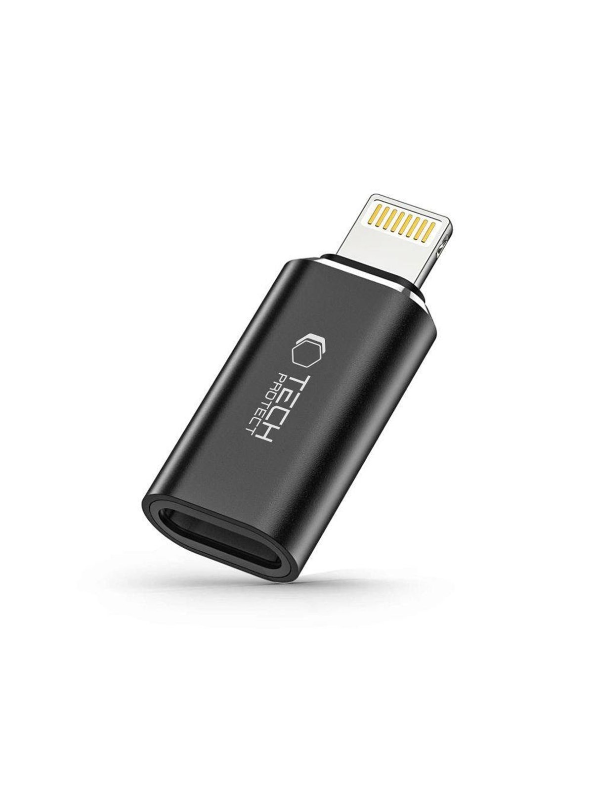 Tech-Protect UltraBoost Lightning (Male) / USB-C (Female) Adapter - Black USB-Hubs - 1 - Schwarz
