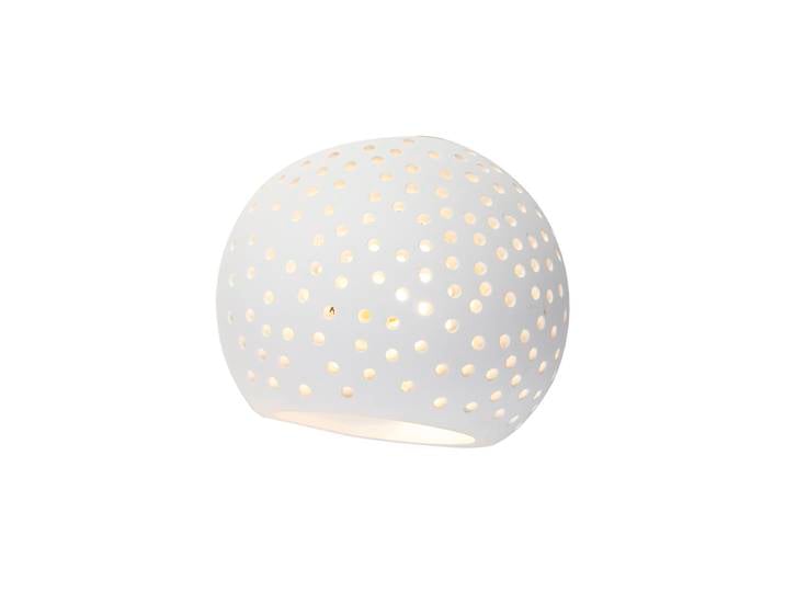 Applique murale vintage en plâtre blanc Globe - Blur