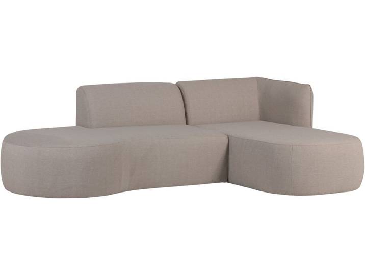 WOOOD Chios Loungeset Tuin - Aluminium - Naturel - 71x258x168