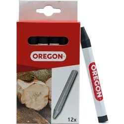 Signierkreide Oregon schwarz, Länge 120mm, D: 12mm VPE 12 Stück
