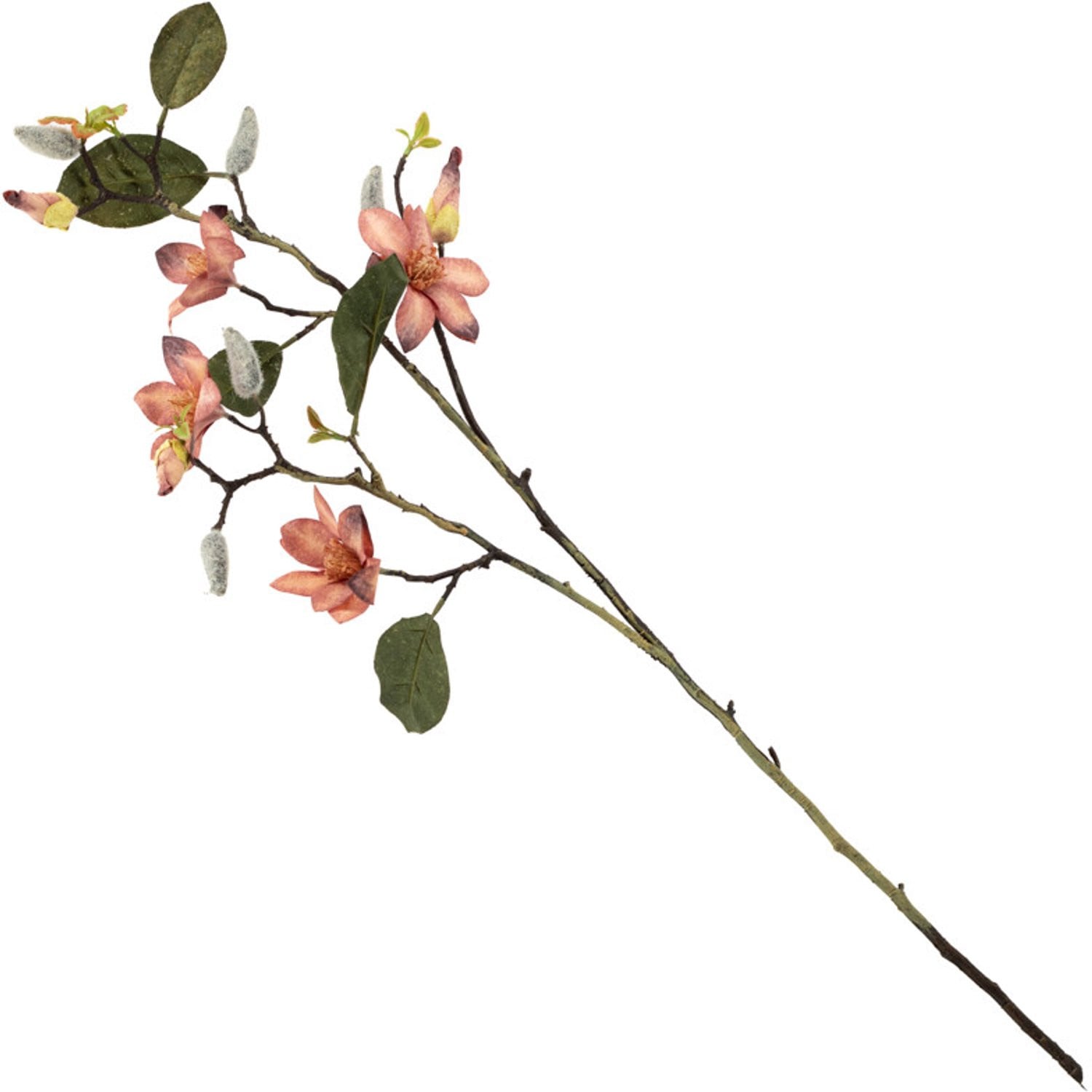 Kunsttak magnolia roze 86 cm