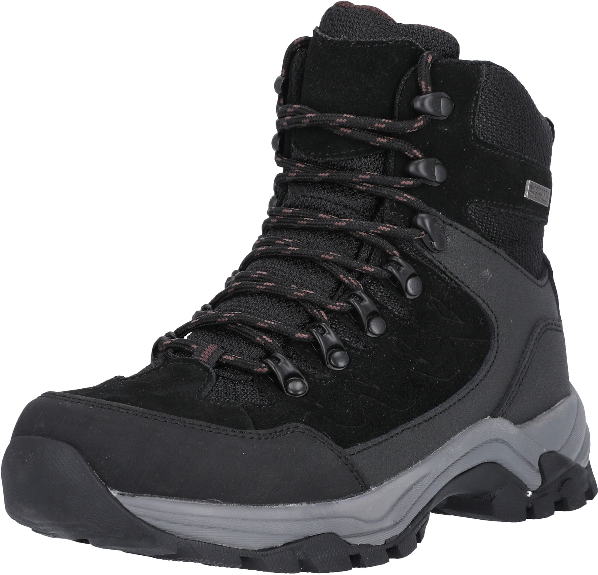 Stiefel WHISTLER "Detion", Herren, Gr. 37, Kunstfaser, schwarz, Leder, Lederimitat, Schuhe Stiefel, mit wasserdichtem Leder