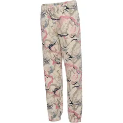hummel hmlJR Loose Print Jogginghose Mädchen 1940 - silver birch 110