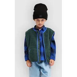Quiksilver Kickflip Sherpa Fleeceweste forest Gr. T07