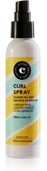 Cocunat Curl Spray spray fixador para cabelos ondulados e encaracolados 125 ml. Curl Spray