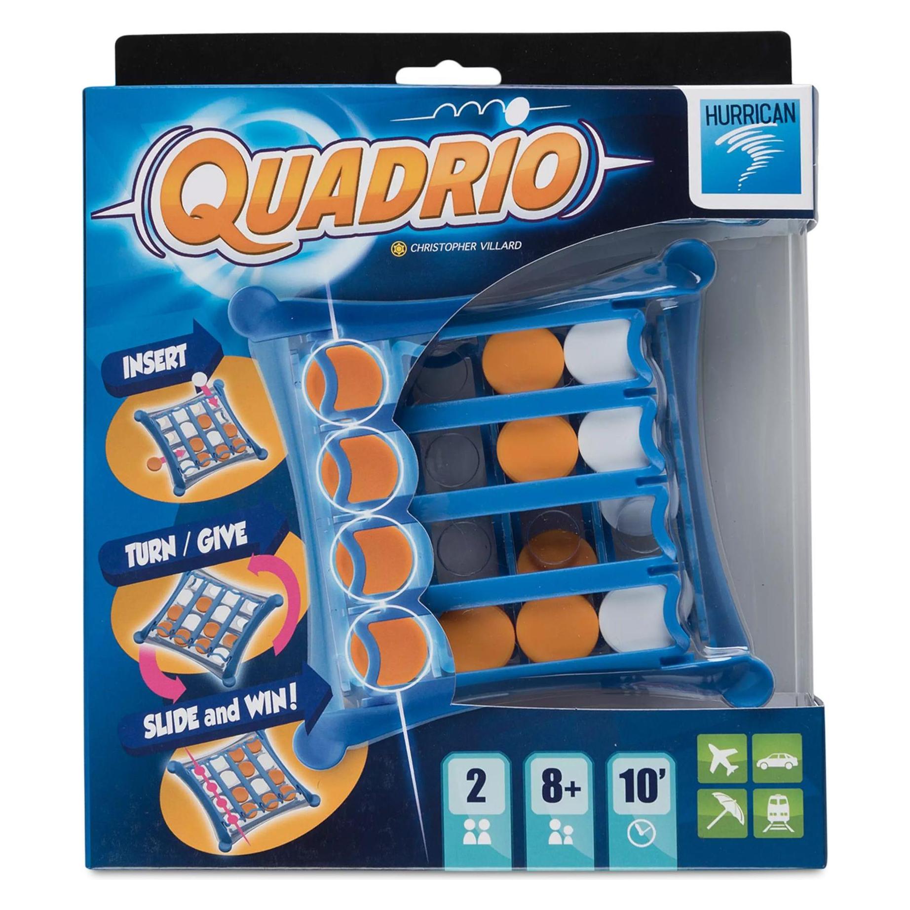 Swissgames-Spiele Gesellschaftsspiel Quadrio (Englisch, 2 Spieler) (241587)