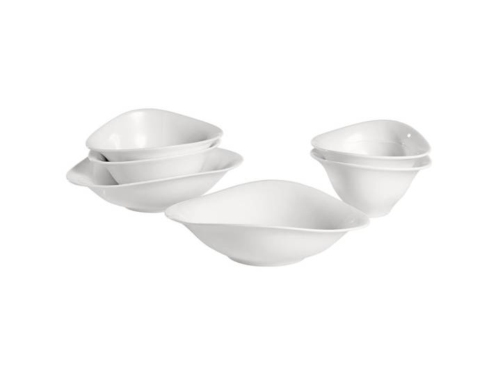 Villeroy & Boch Tellerset, Weiss, Keramik, 6-teilig, Geschirr, Geschirrserien