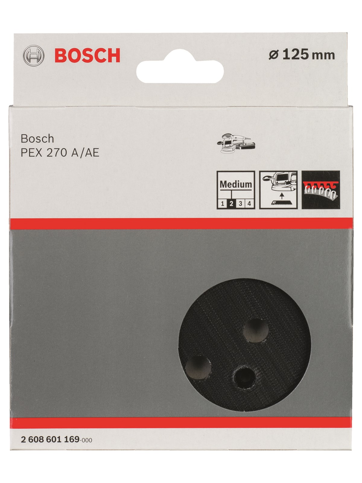 Bosch GUMMISLIBETALLERKEN PEX 270