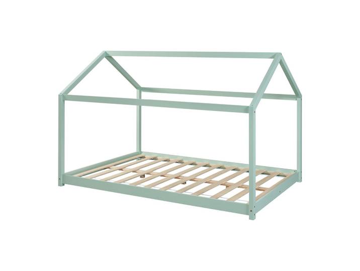 [en.casa] Hausbett Cerro, Mintgrün, Holz, Kiefer, 120x200 cm, Baby- und Kindermöbel, Kinderzimmer & Jugendzimmer, Kinderbetten, Hausbetten