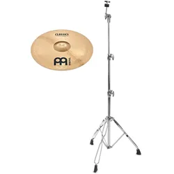 Meinl Classics Custom Brilliant 20" Medium Ride + gerader Beckenständer SET
