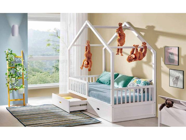 Xlmoebel Kinderbett Massivholz Etagenbett für Kinderzimmer in hochwertiger Verarbeitung (Etagenbett, 1-tlg., Kinderbett), Hergestellt in Europa
