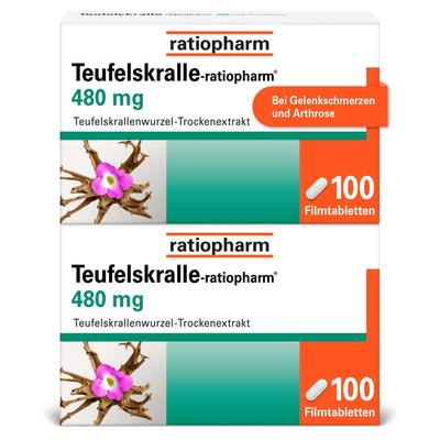 Teufelskralle-Ratiopharm Filmtabletten 200 St