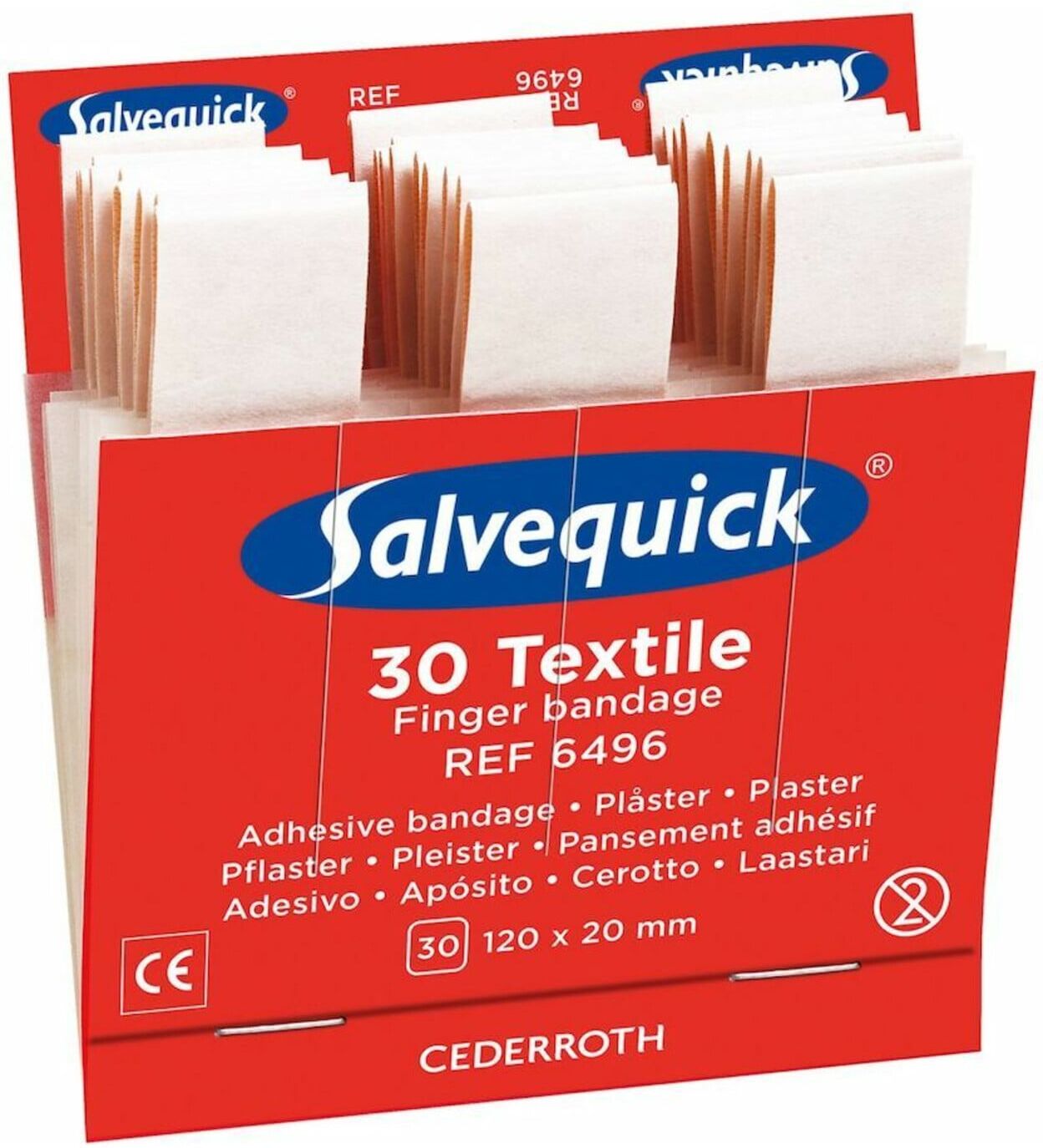 Salvequick Nachfüller 1x30 Pflaster, elastisch ; Holthaus Medical (42095)