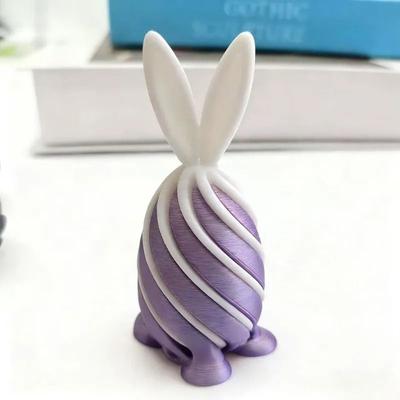 Uplifted Finds Impossible Spiral Pyramid & Bunny Fidget Toy   3D Printed Rotating Kinetic Sculpture For Stress Relief & Desk Decor s32