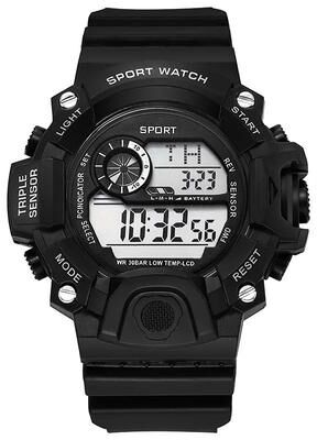 Uplifted Goods Military Grade Multi Functional Sports Watch c black