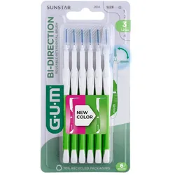 Gum Bi-direction Interdentalb.1,2 Mm Grün 6 St