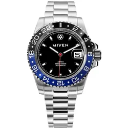 MIYEN MUNICH - ABYSS - BlackBlue - steel / 40 MM
