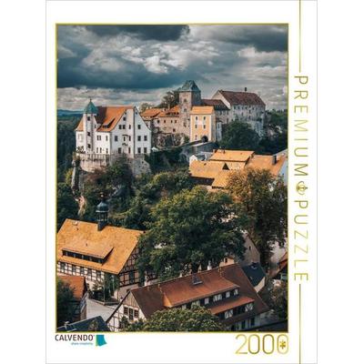 CALVENDO Puzzle Burg Hohnstein | 2000 Teile Lege-Größe 90x67cm Foto-Puzzle für glückliche Stunden