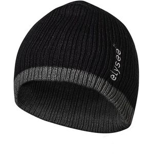 elysee Wintermütze Ole, schwarz/grau, Thinsulate-Strickmütze, Unisex, Universalgröße