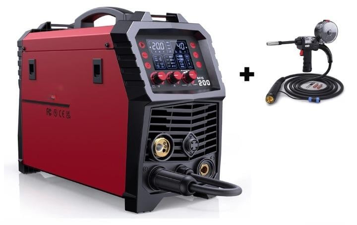 Selius 6-in-1 Lasmachine met spoeltoorts – MIG, TIG, MMA en Spotlasser – 220V