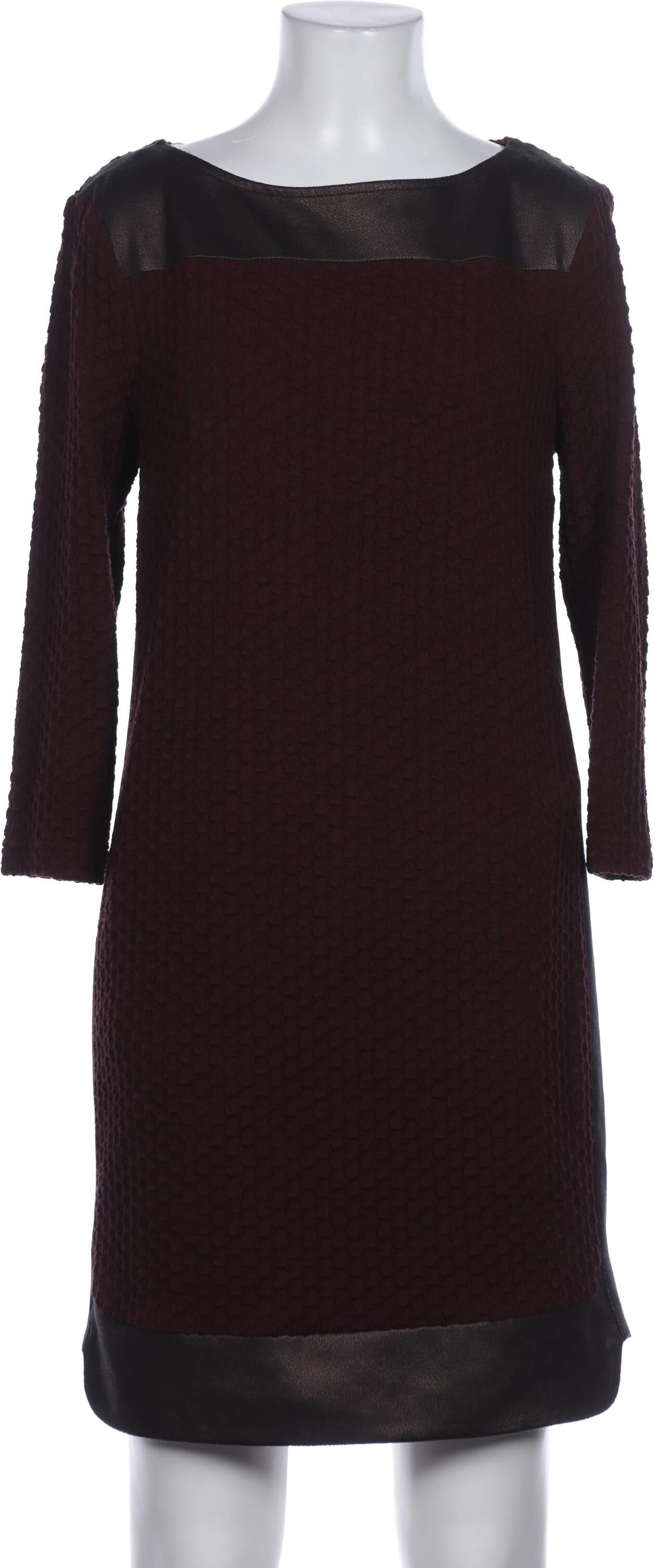Apanage Damen Kleid, Bordeaux, Gr. EU 36, Schurwolle / Synthetik / Viskose - Second Hand