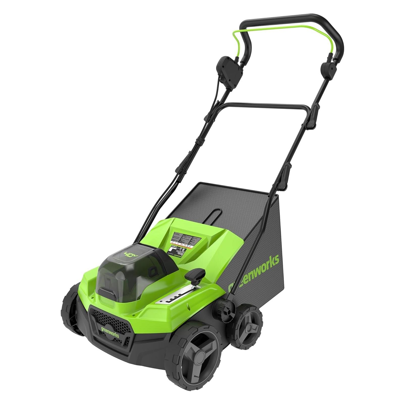 Greenworks Akku Vertikutierer Ohne Akku und Ladegerät (GD40SC38II)