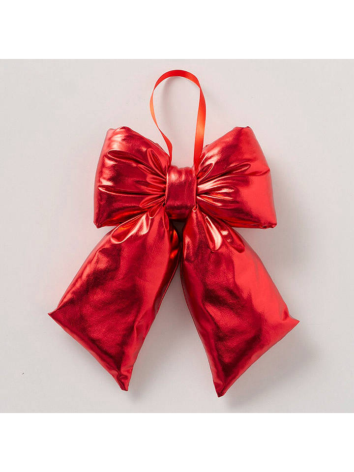 Boltze Dekoanhänger "Bowy" in Rot - (H)6,5 cm - onesize