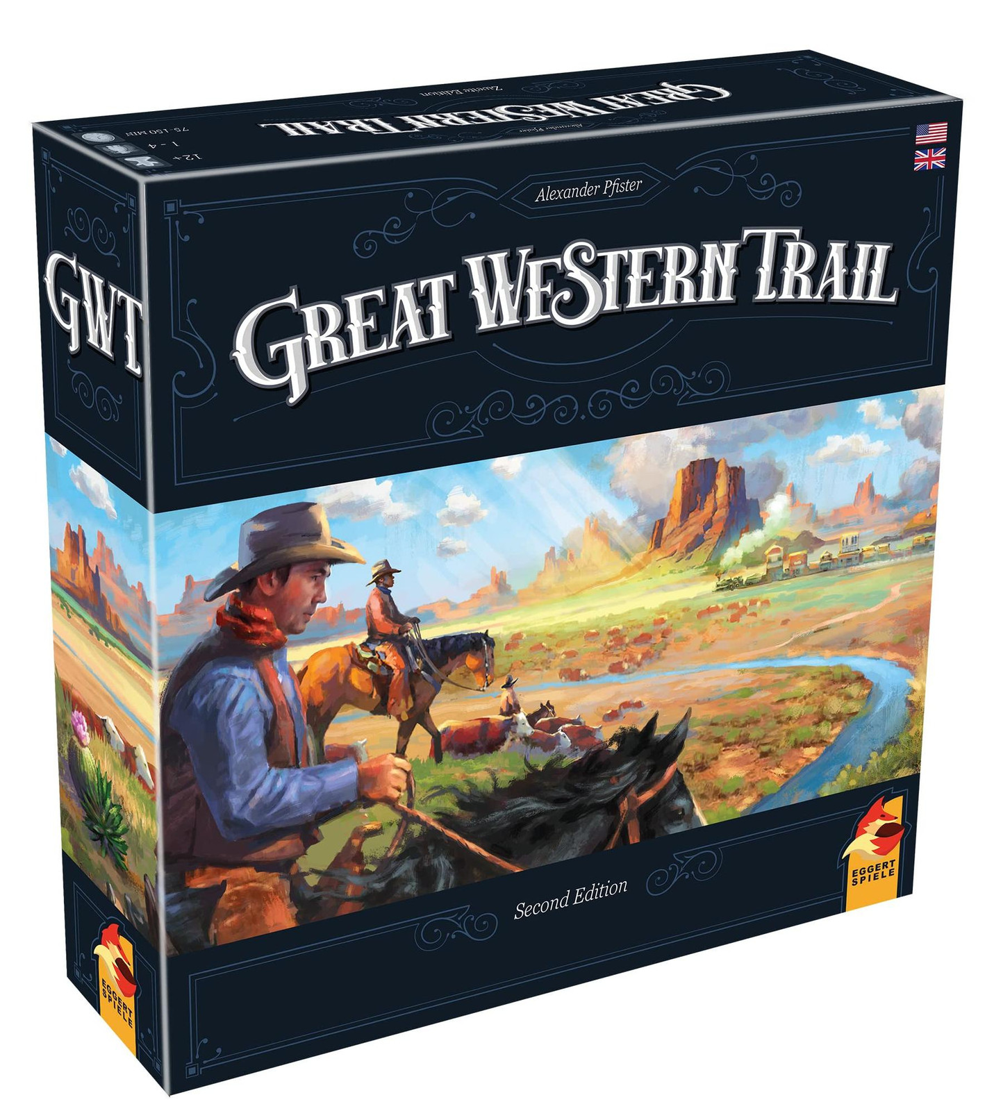 Asmodee Great Western Trail 2e editie bordspel voor 14 jaar en ouder