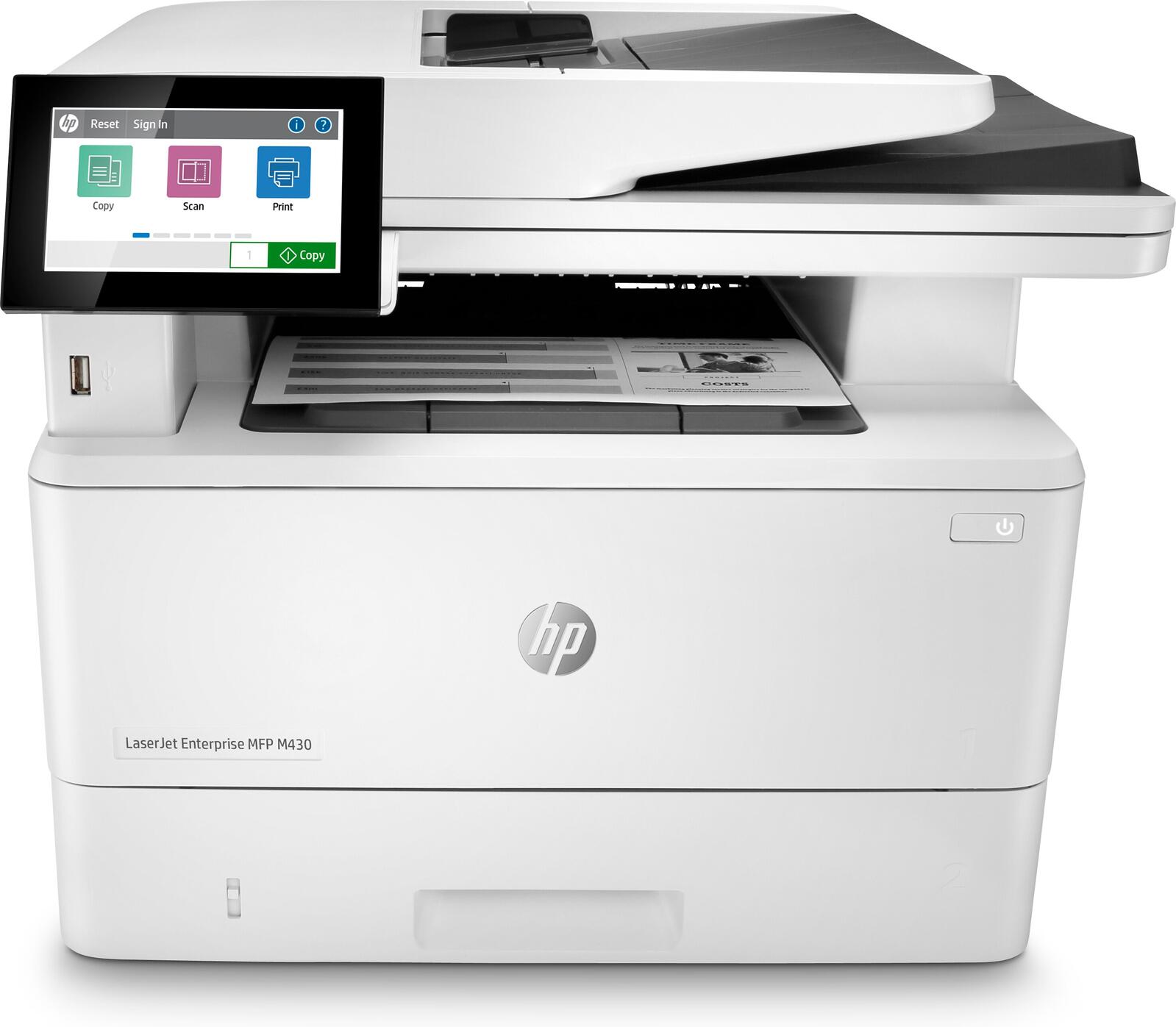 HP Inc. HP LaserJet Enterprise MFP M430f Laser-Multifunktionsgerät s/w 3PZ55A#B19