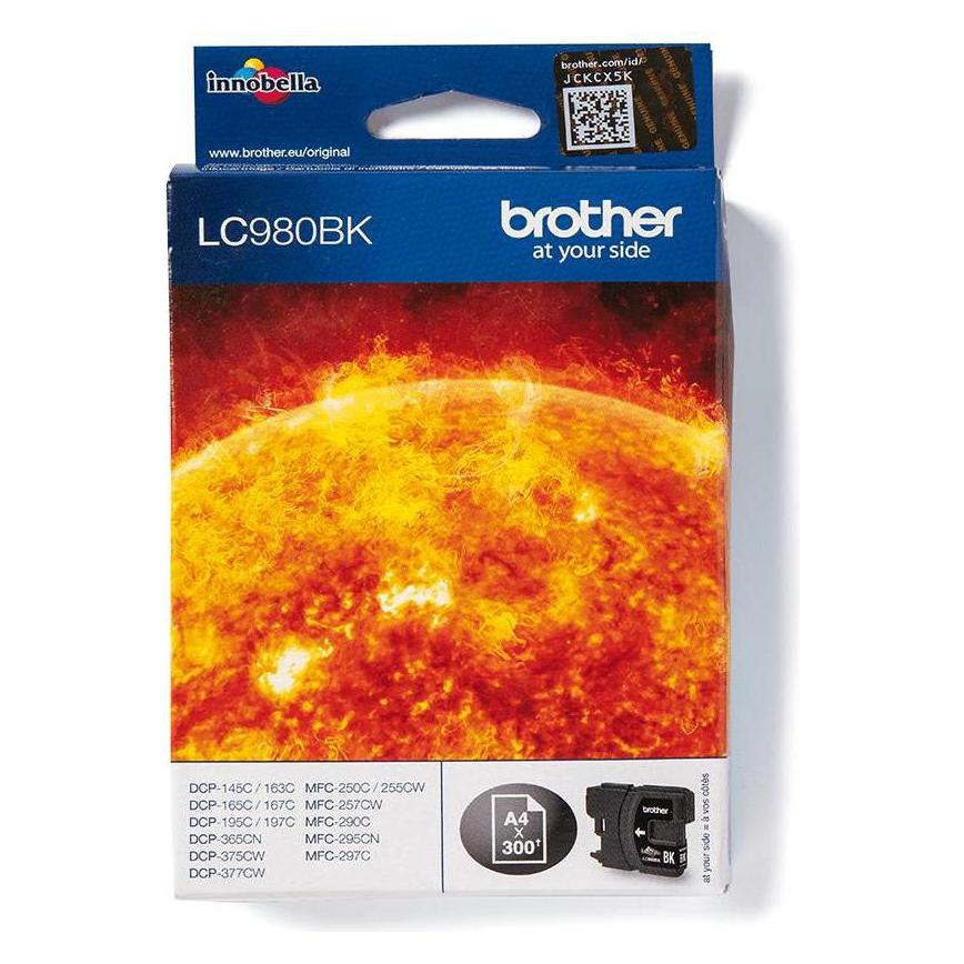Brother Ink Black, 9mlStandard (BK) (LC-980BK)