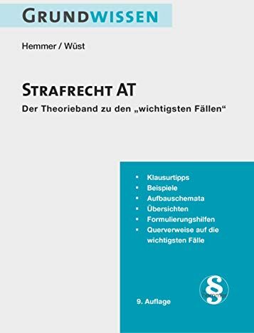 Karl-Edmund Hemmer - Grundwissen Strafrecht AT (Skripten - Strafrecht) - Preis vom 09.10.2026 07:28:09 h