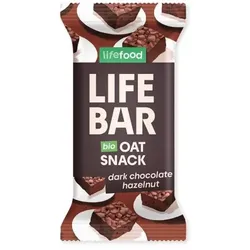 Lifebar OatSnack Dark Chocolate Hazelnut bio
