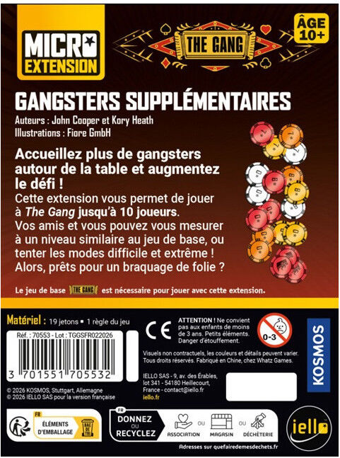 iello Micro Extension Gangsters supplémentaires - The Gang