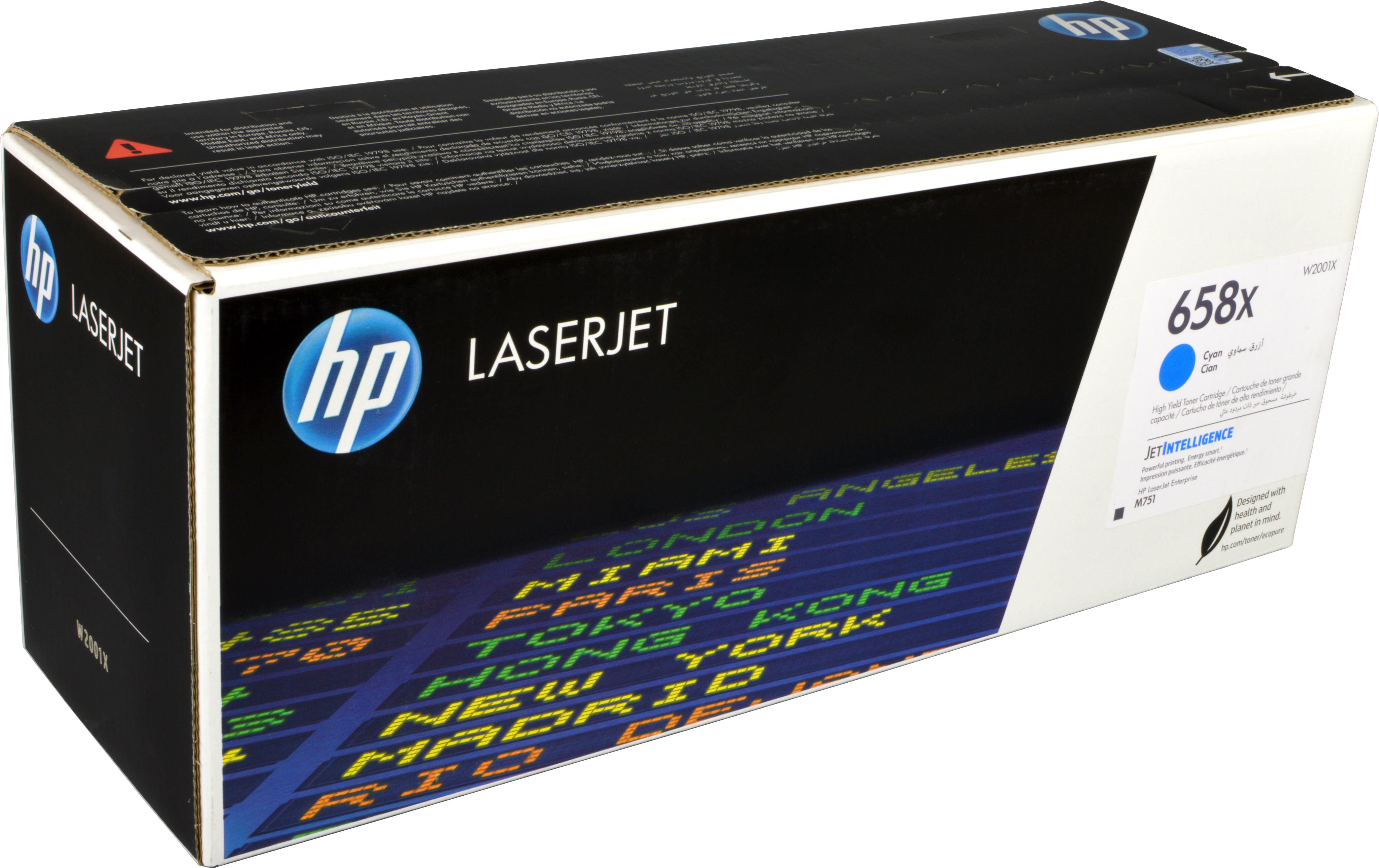 HP 658X Cyan Original LaserJet Tonerkartusche mit hoher Reichweite, 28000 Seiten, Cyan, 1 Stück(e)