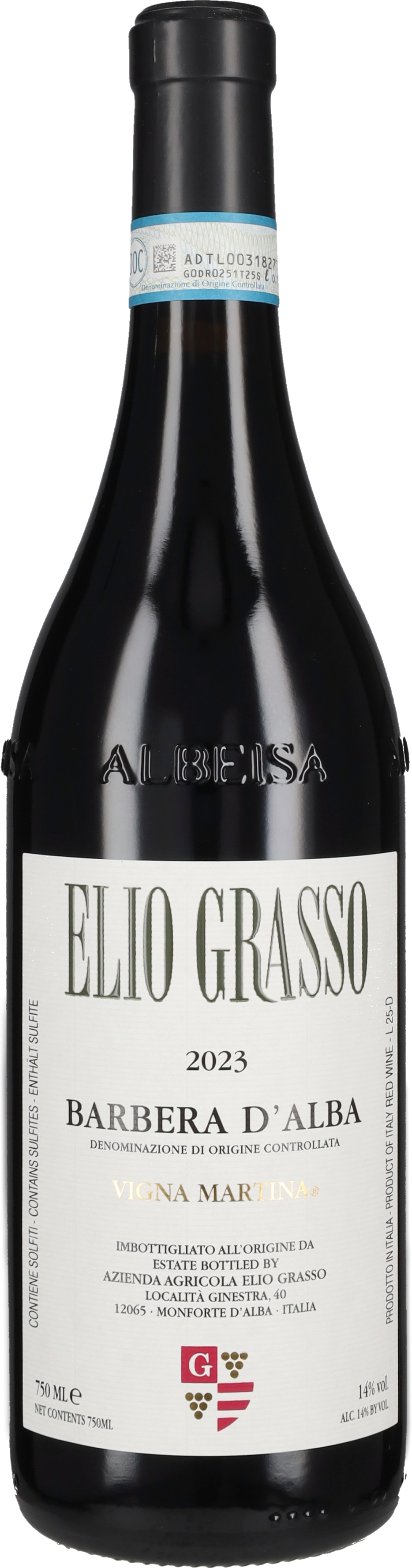 Grasso Elio Barbera d'Alba 'Vigna Martina' Elio Grasso 2023