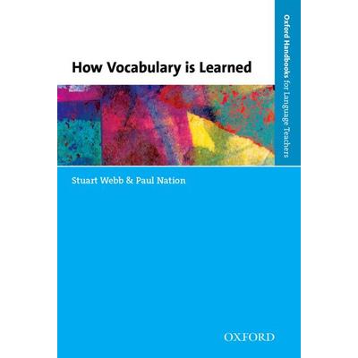 How Vocabulary Is Learned, Taschenbuch von Paul Nation,Stuart Webb, KNV Besorgung, 978-0-19-440355-9