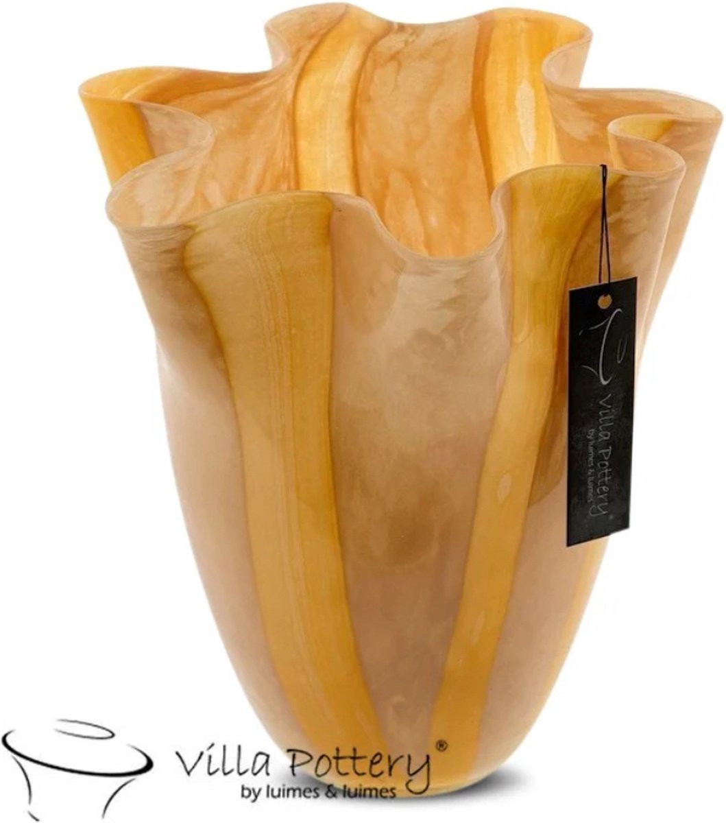 Villa Pottery Lolly Pop 4 Vaas - Yellow Pink